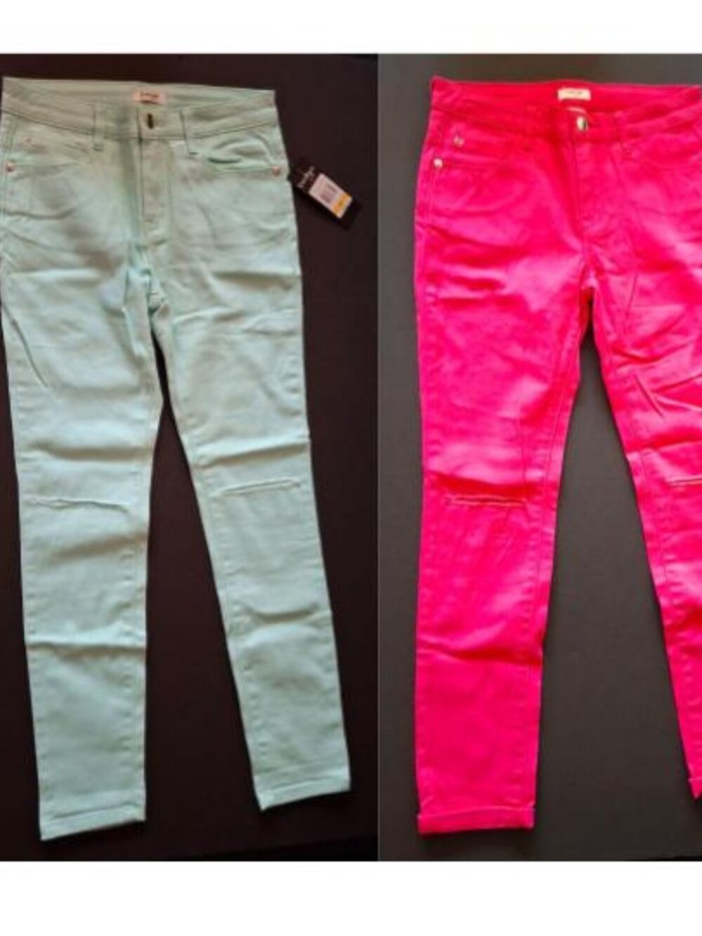 NEW Bebe girls 2 jeans - size 14